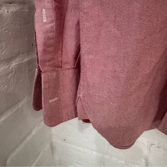 Cremieux Men’s Oxford Shirt Size Large – Red Button-Up $30 - Picture 6 of 7